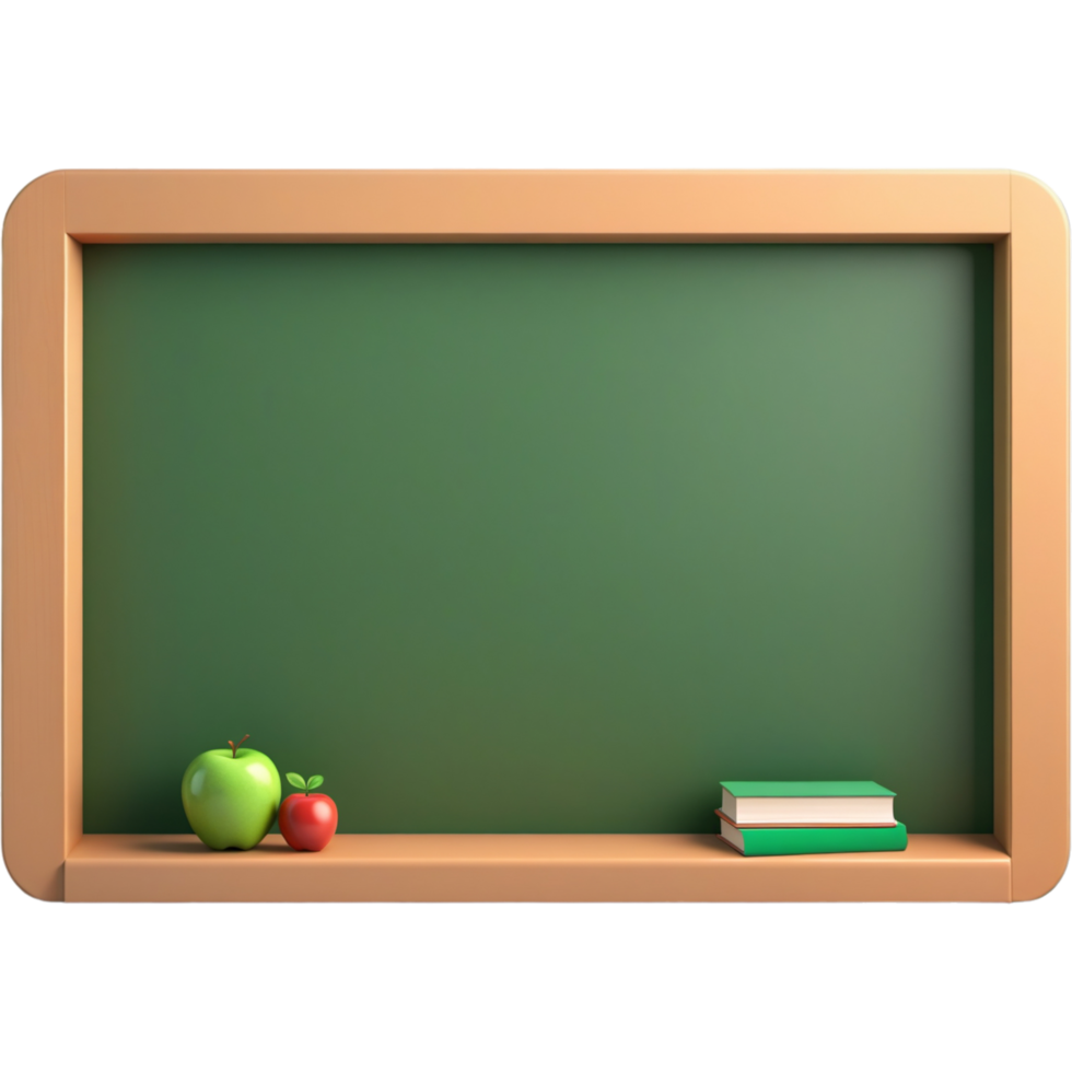 Green board school. AI Generative 33551356 PNG