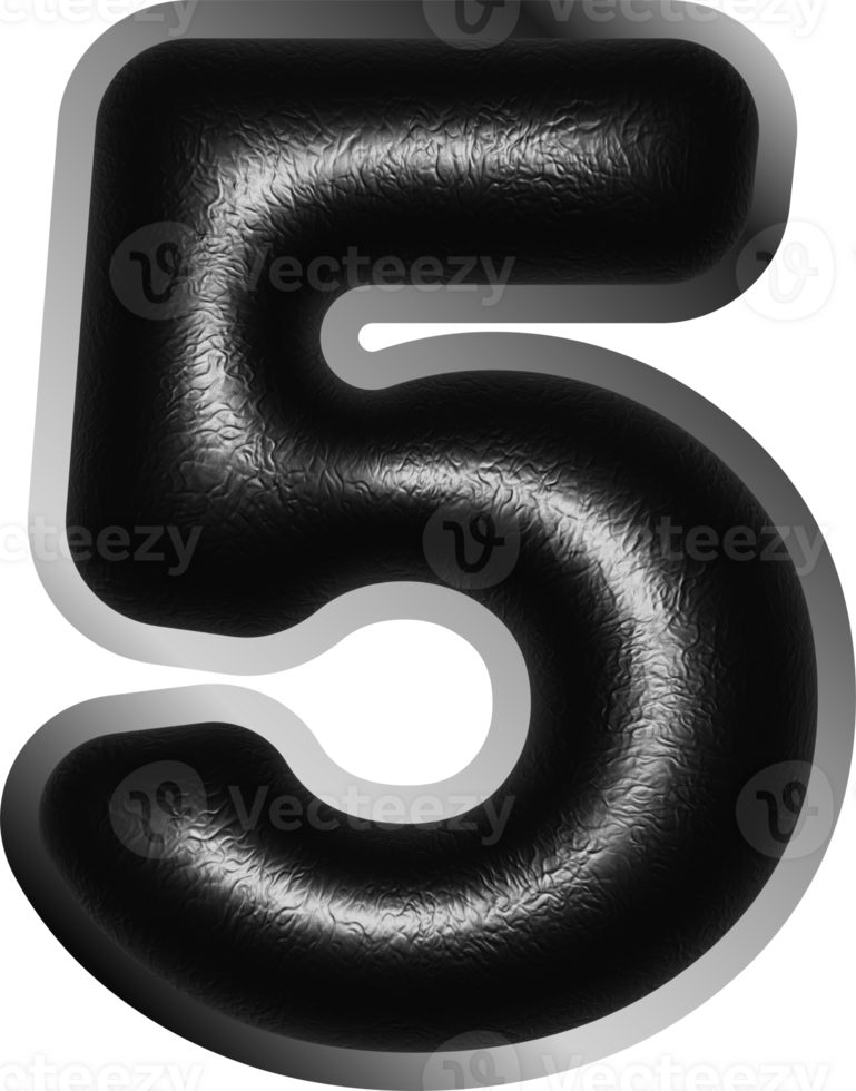 Number illustration. Hand drawn picture png