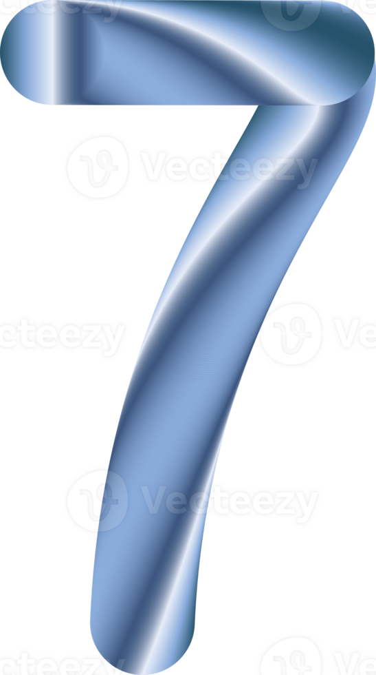 Number illustration. Hand drawn picture png