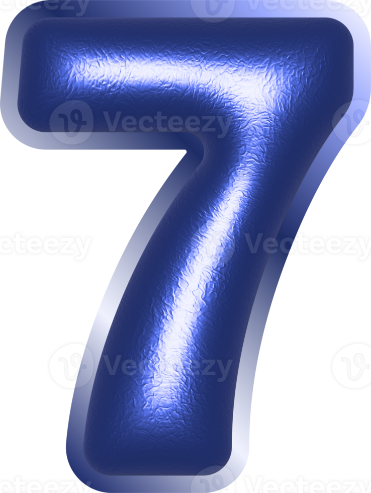 Number illustration. Hand drawn picture png