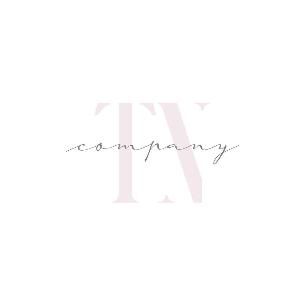 TN Beauty Initial Template Vector Design