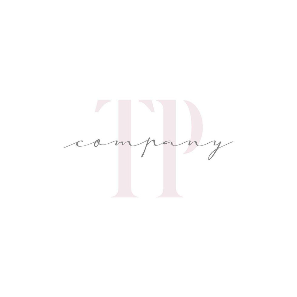 TP Beauty Initial Template Vector Design