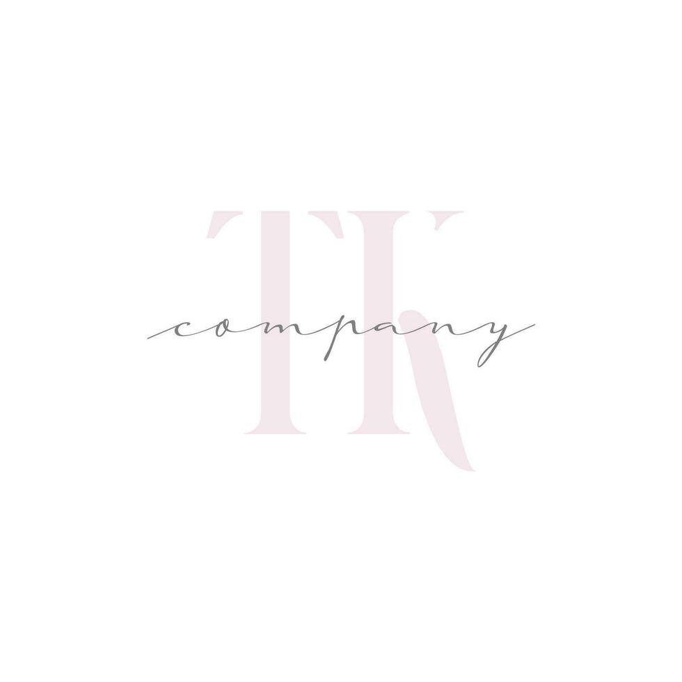 TK Beauty Initial Template Vector Design