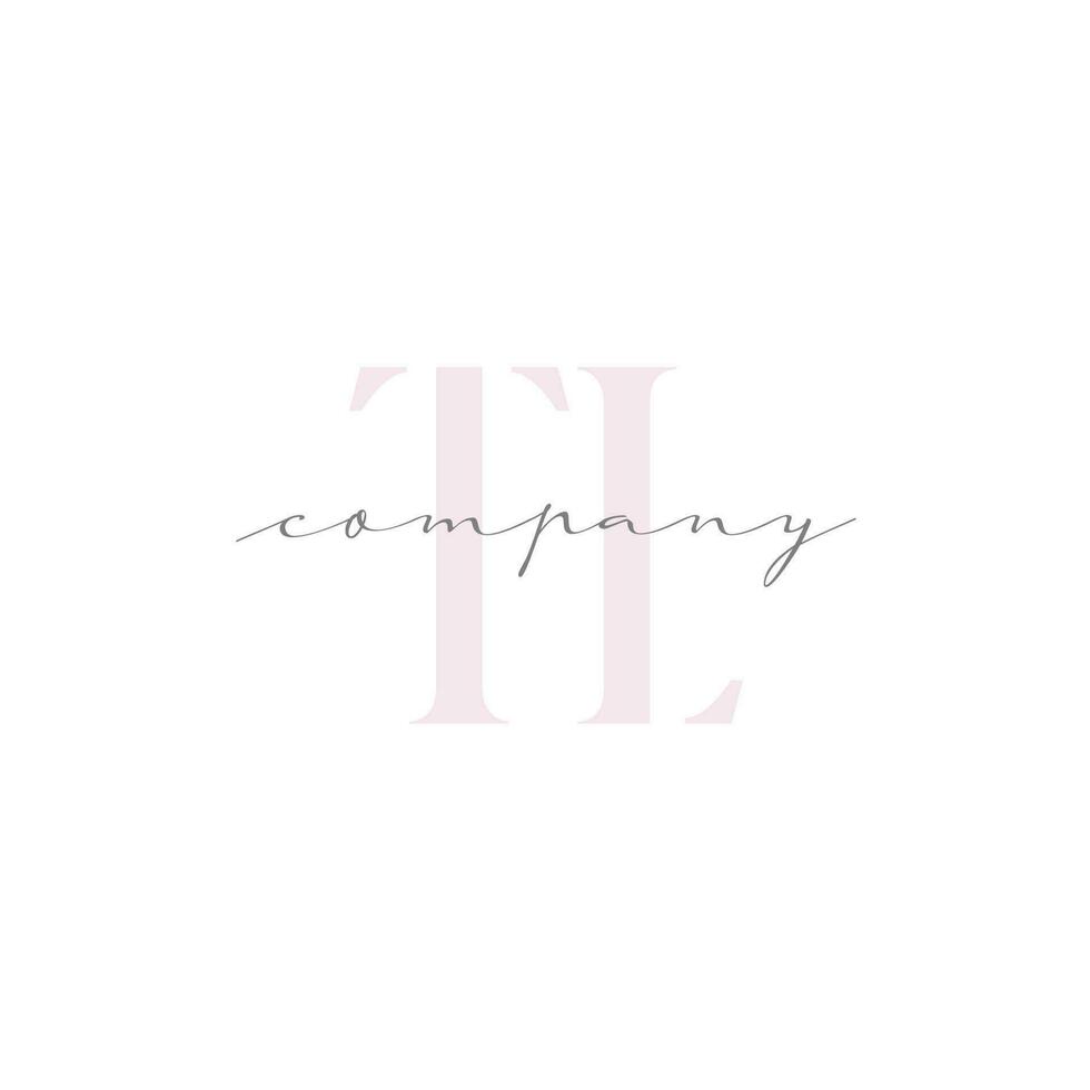 TL Beauty Initial Template Vector Design