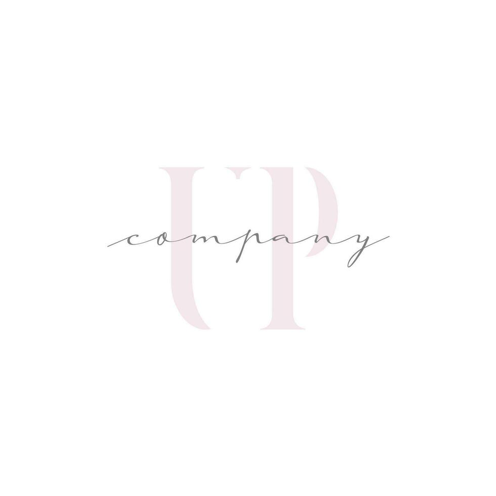 UP Beauty Initial Template Vector Design