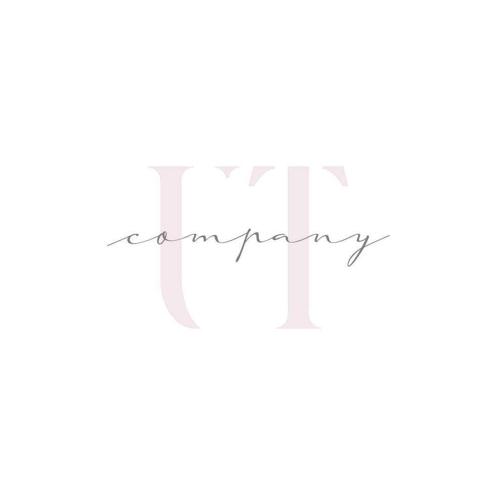 UT Beauty Initial Template Vector Design