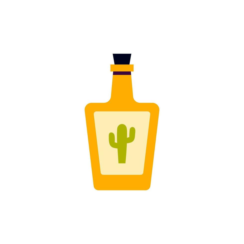 Tequila icon vector. Alcohol illustration sign. Bar symbol. Party logo. vector