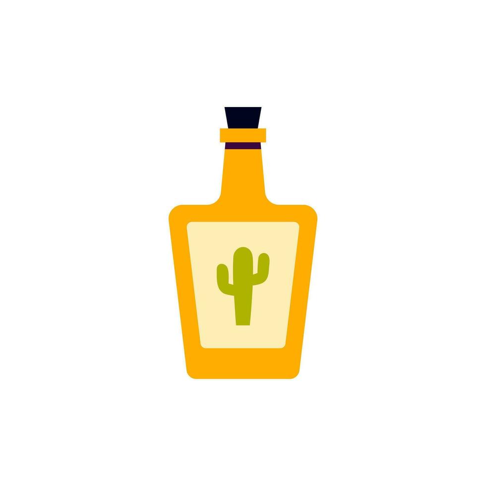 tequila icono vector. alcohol ilustración signo. bar símbolo. fiesta logo. vector