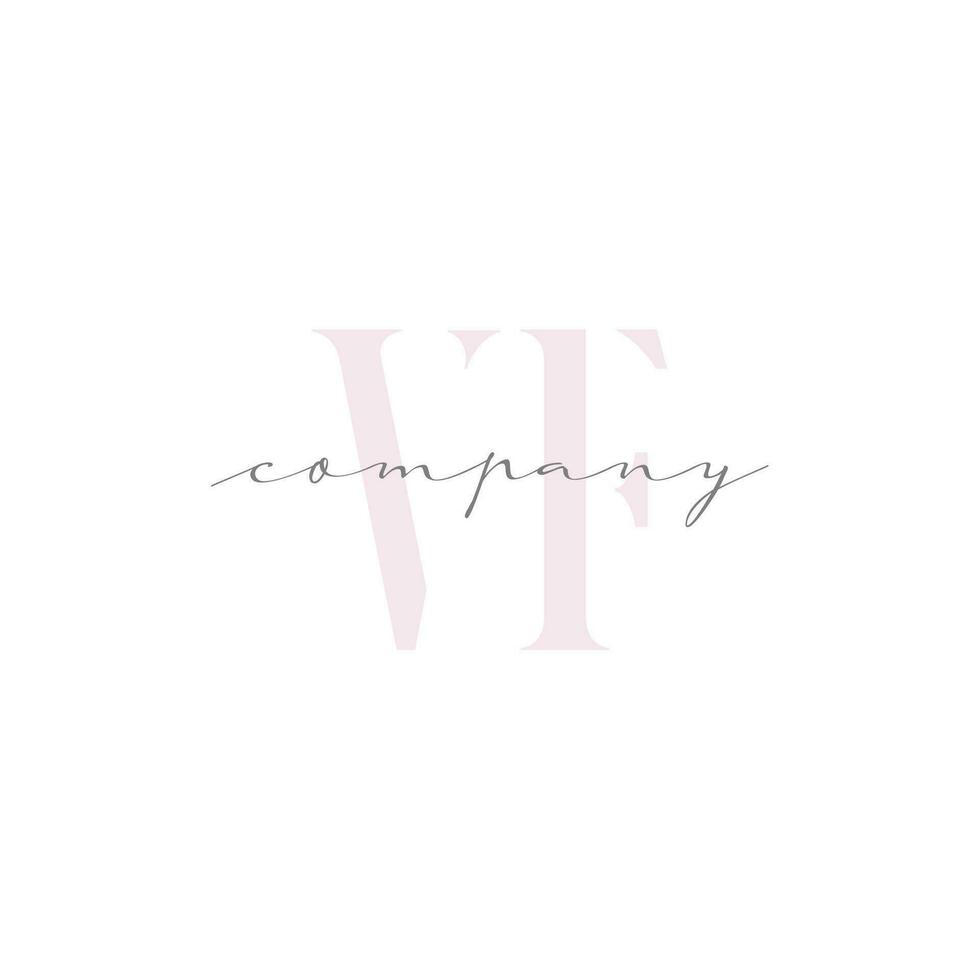 VF Beauty Initial Template Vector Design