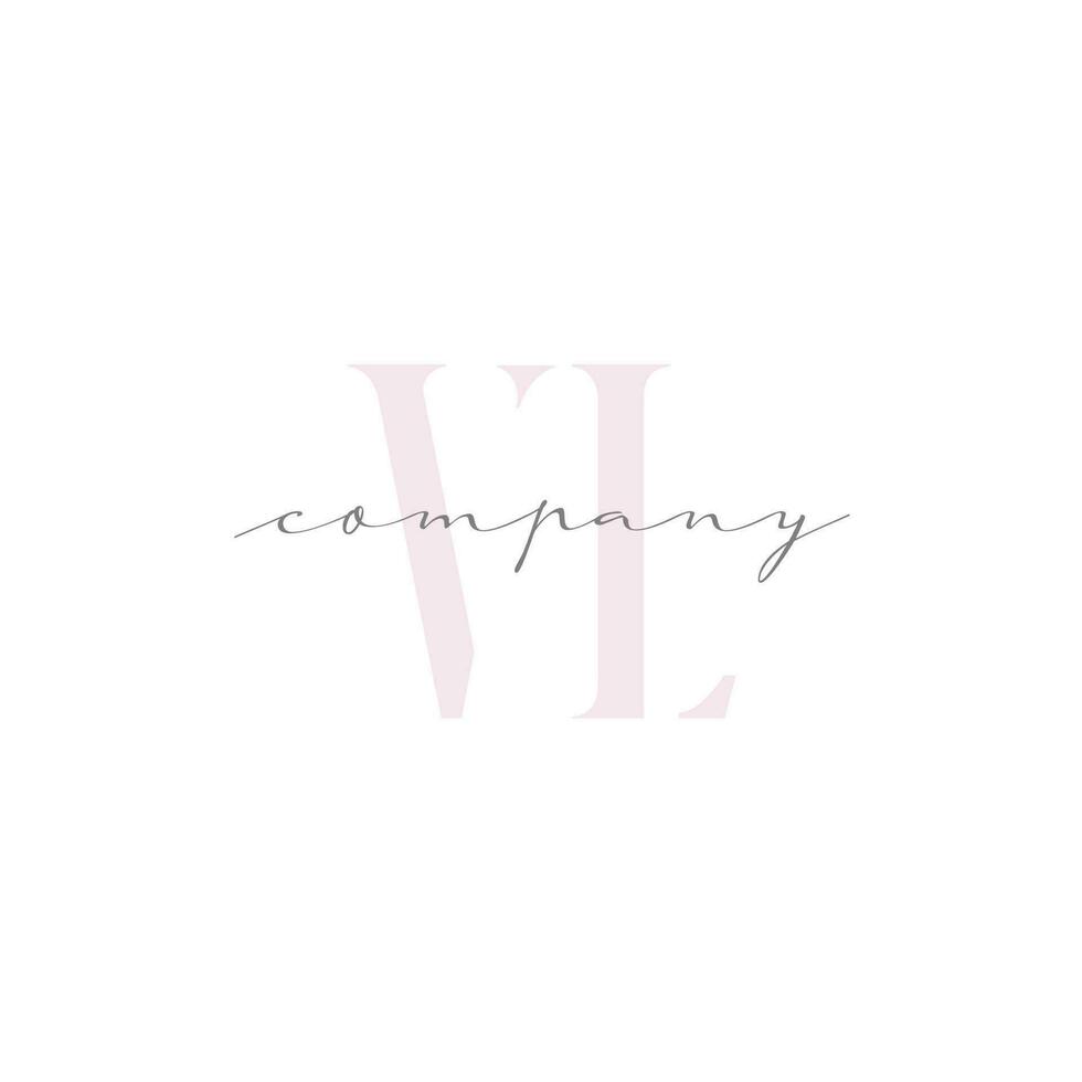 VL Beauty Initial Template Vector Design