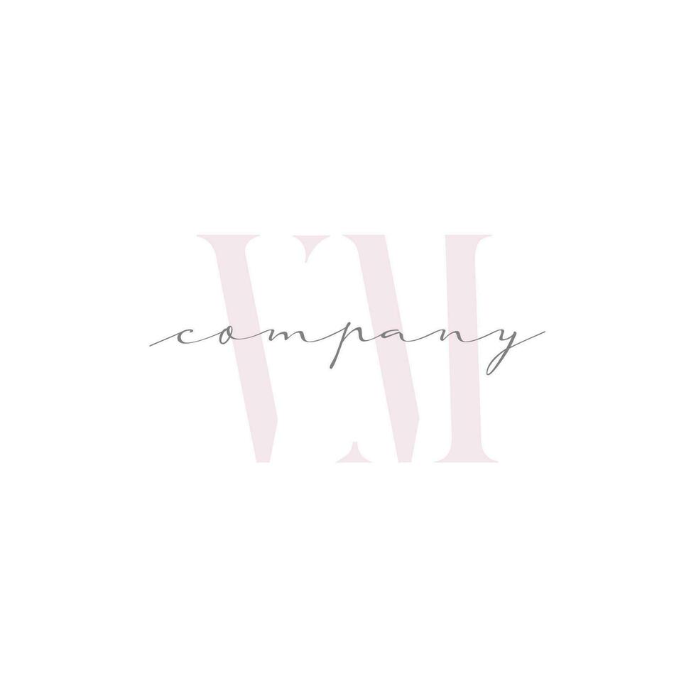 VM Beauty Initial Template Vector Design