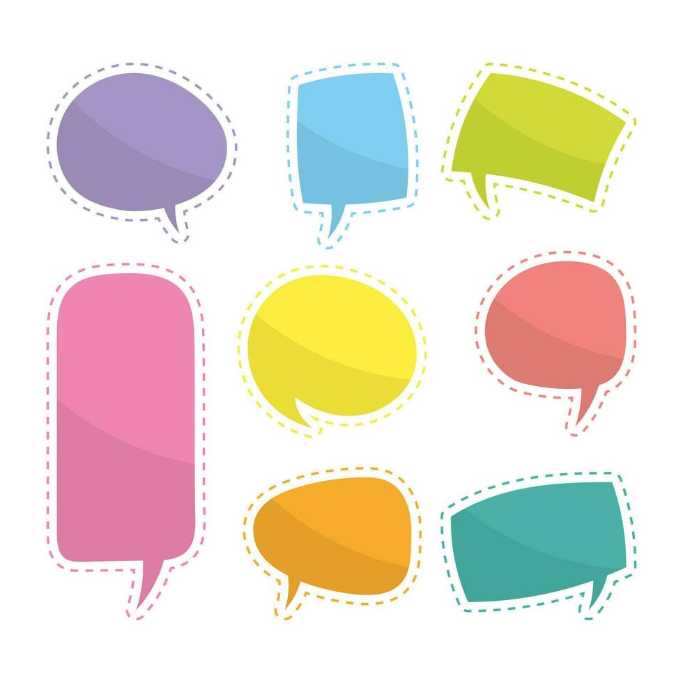 speech bubble vector