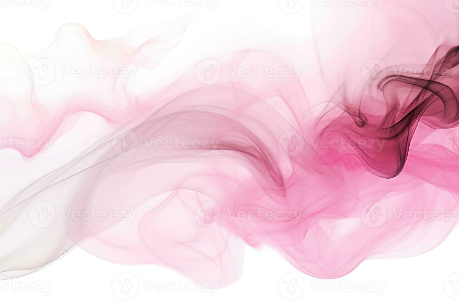 Pink smoke on a white background, light abstract texture, print, banner photo