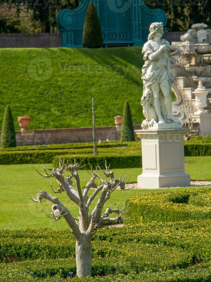 castle and garden in the netherlands photo