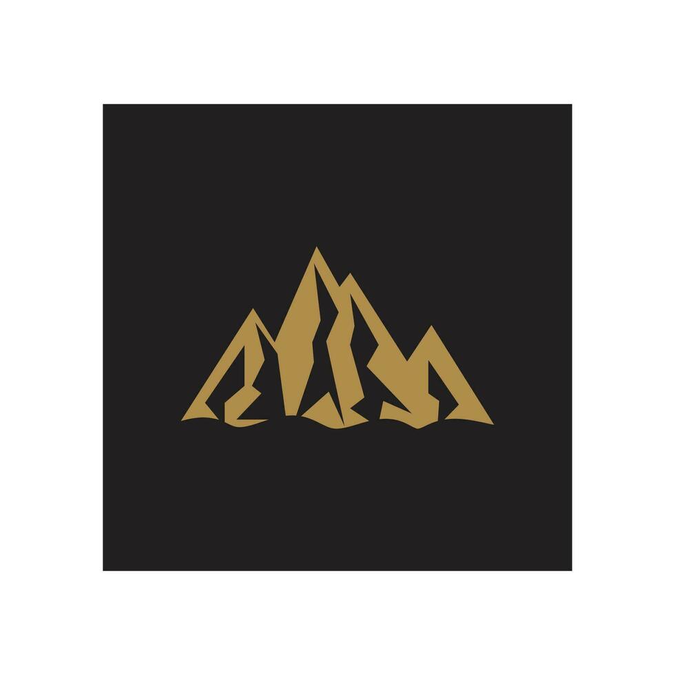 Mountain icon Logo Template Vector illustration design