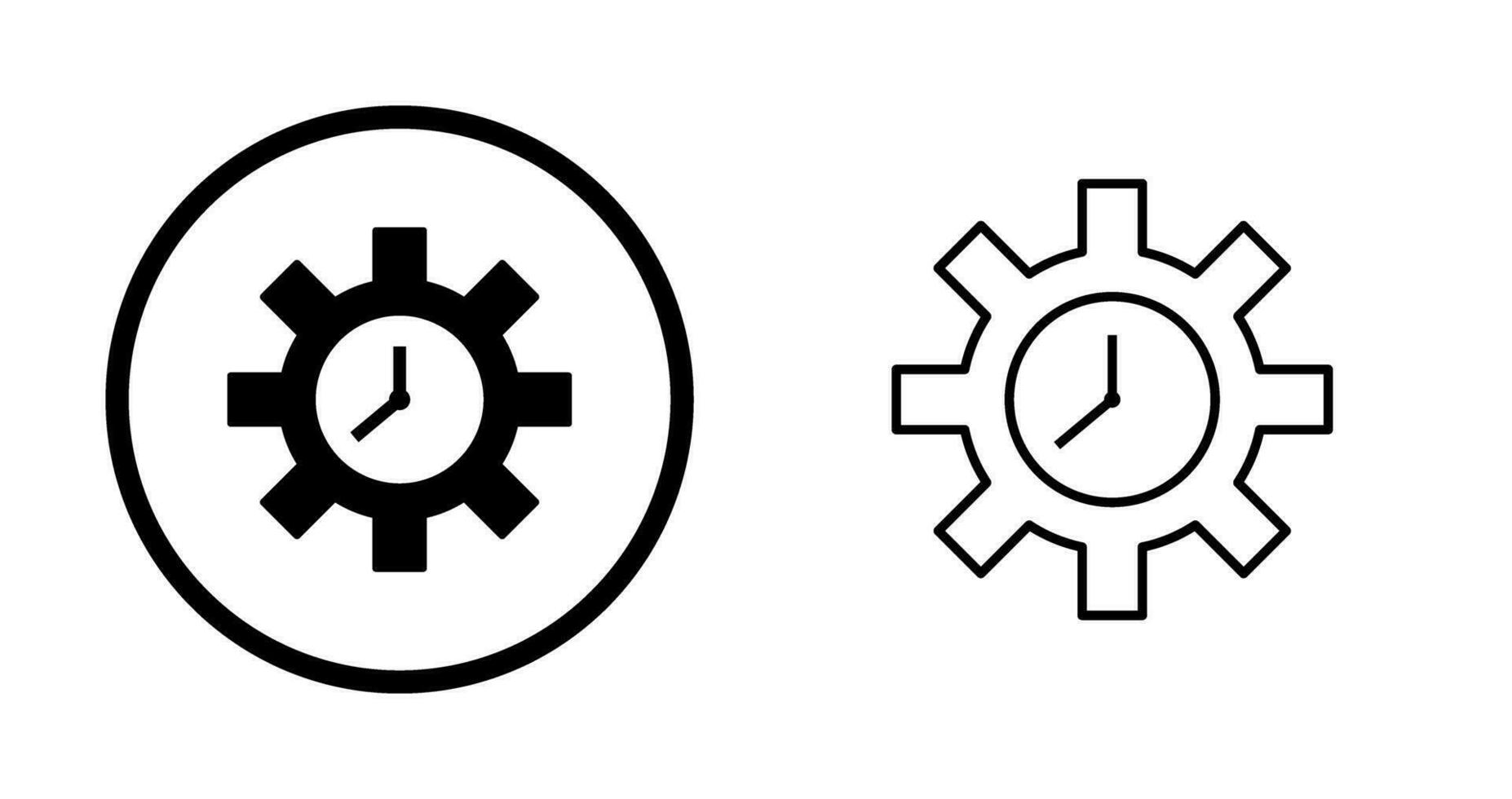 Unique Time Optimization Vector Icon