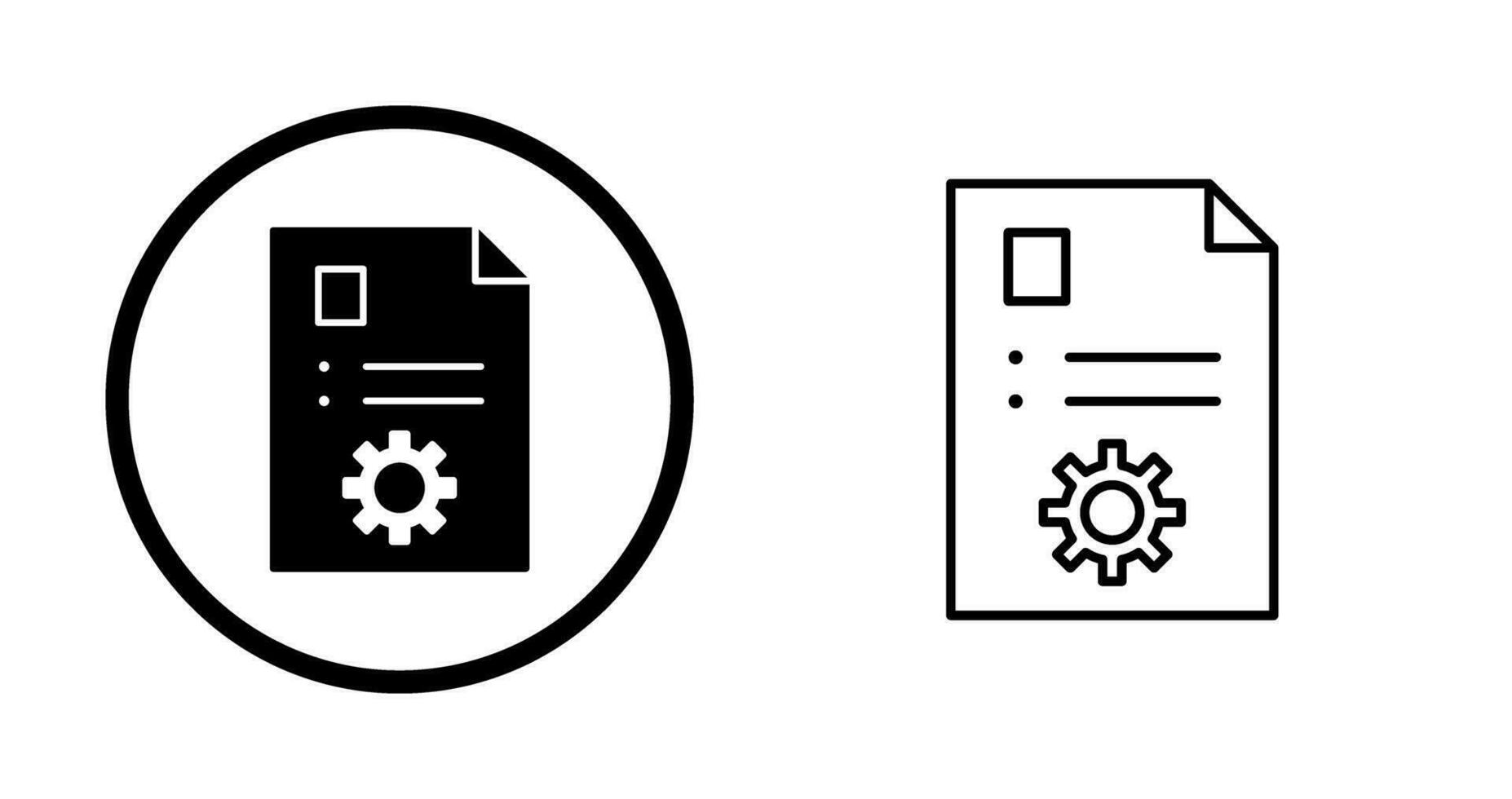 Unique Content Management Vector Icon