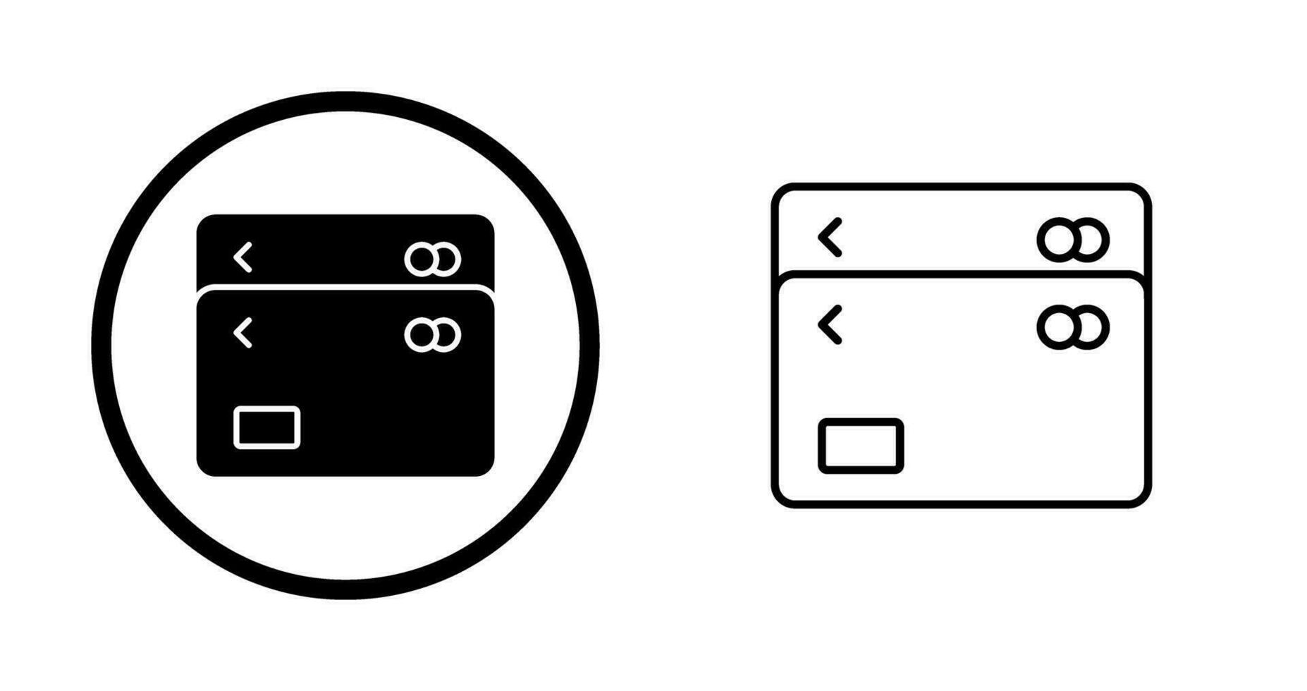 Unique Multiple Cards Vector Icon