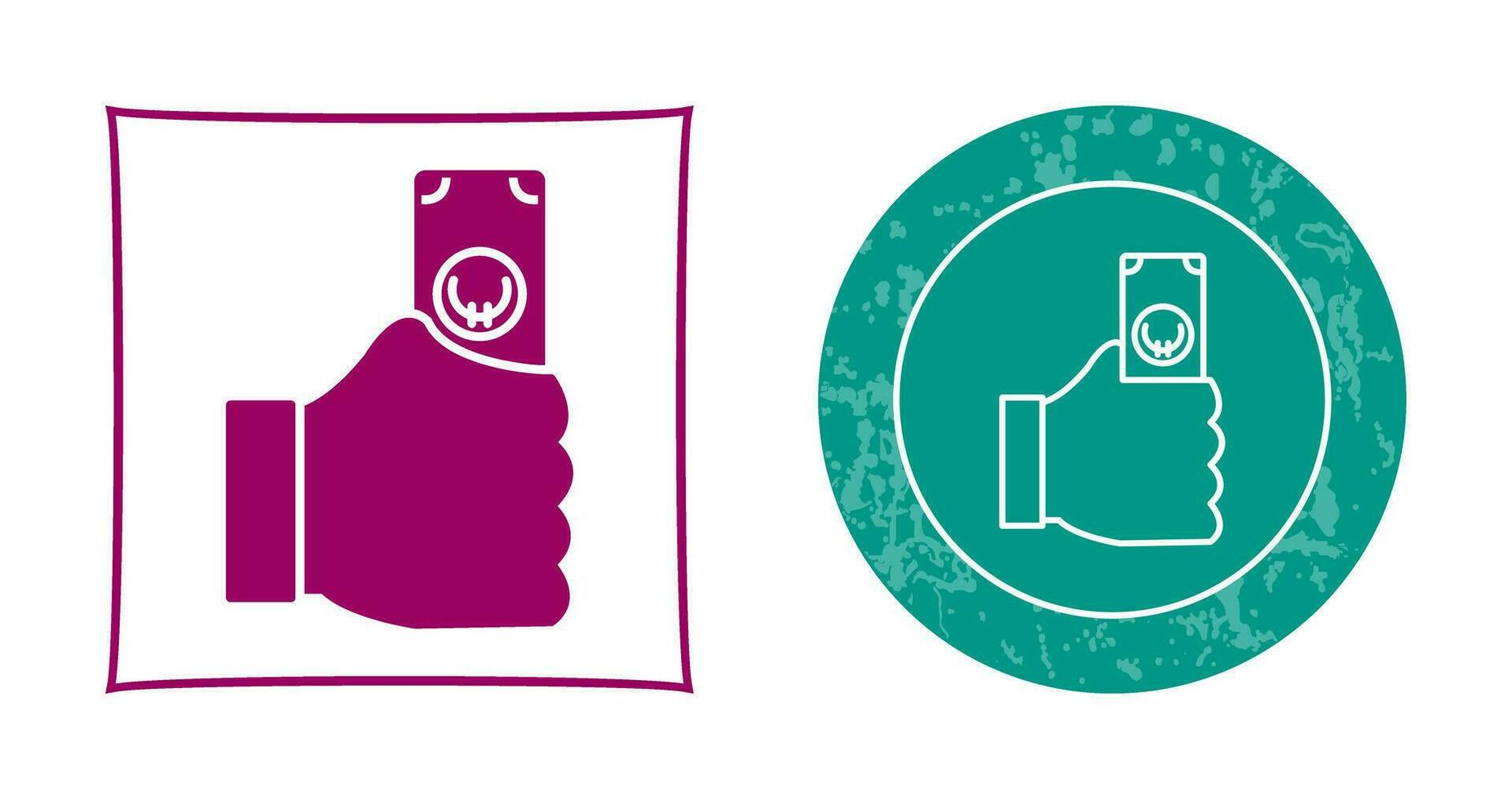 Unique Cash Vector Icon