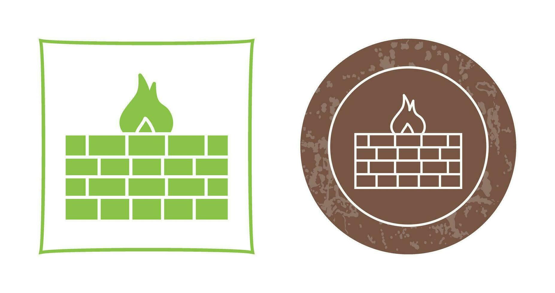 Unique Firewall Vector Icon