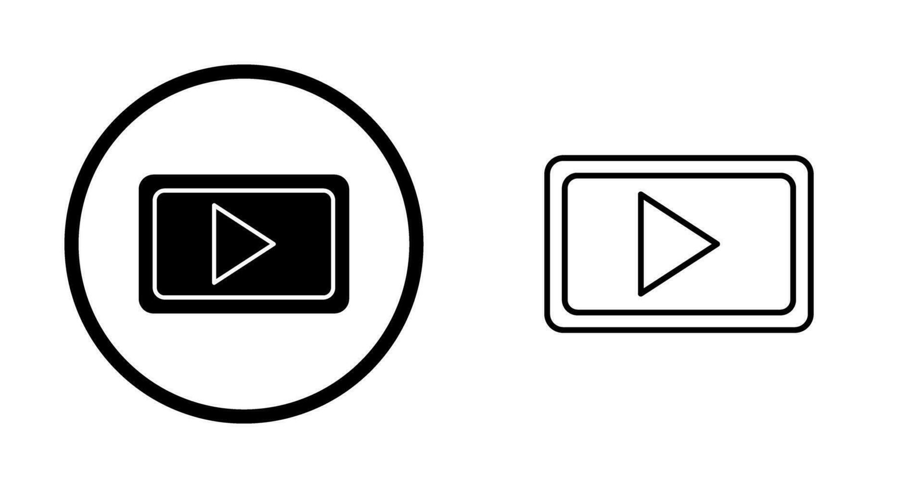 Unique Video Communication Vector Icon