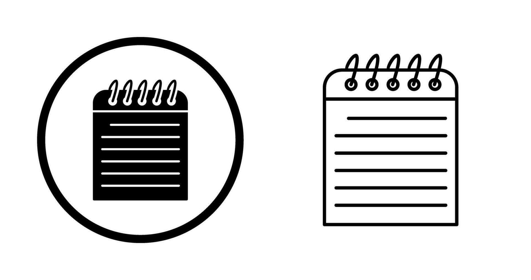 Unique Note Vector Icon