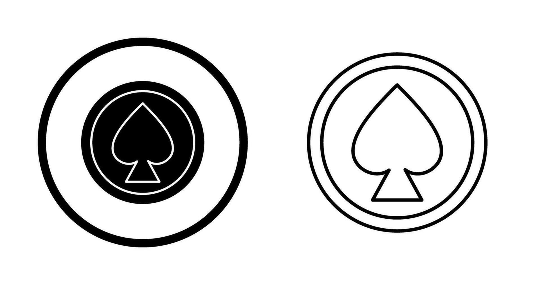 Unique Spade Vector Icon