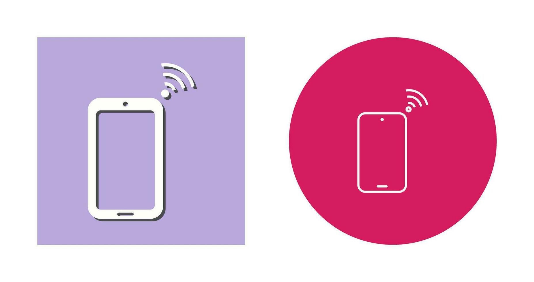 Unique Connected Device Vector Icon