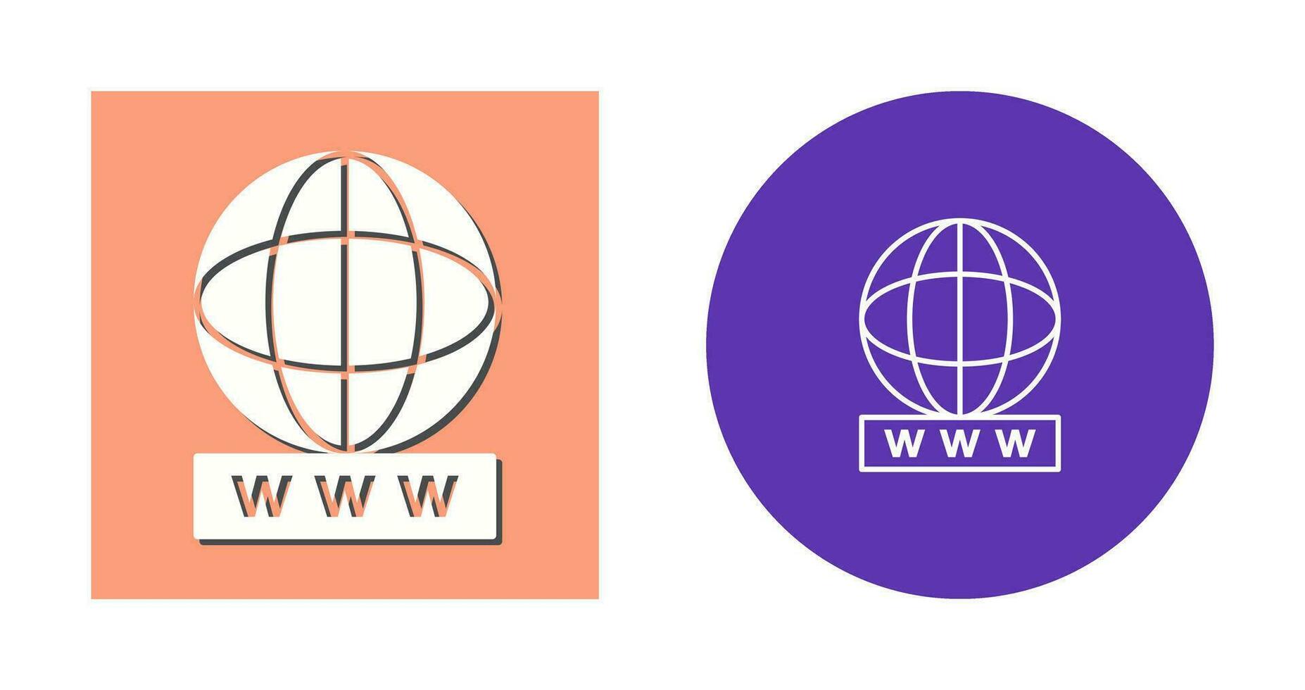 Unique World Wide Web Vector Icon