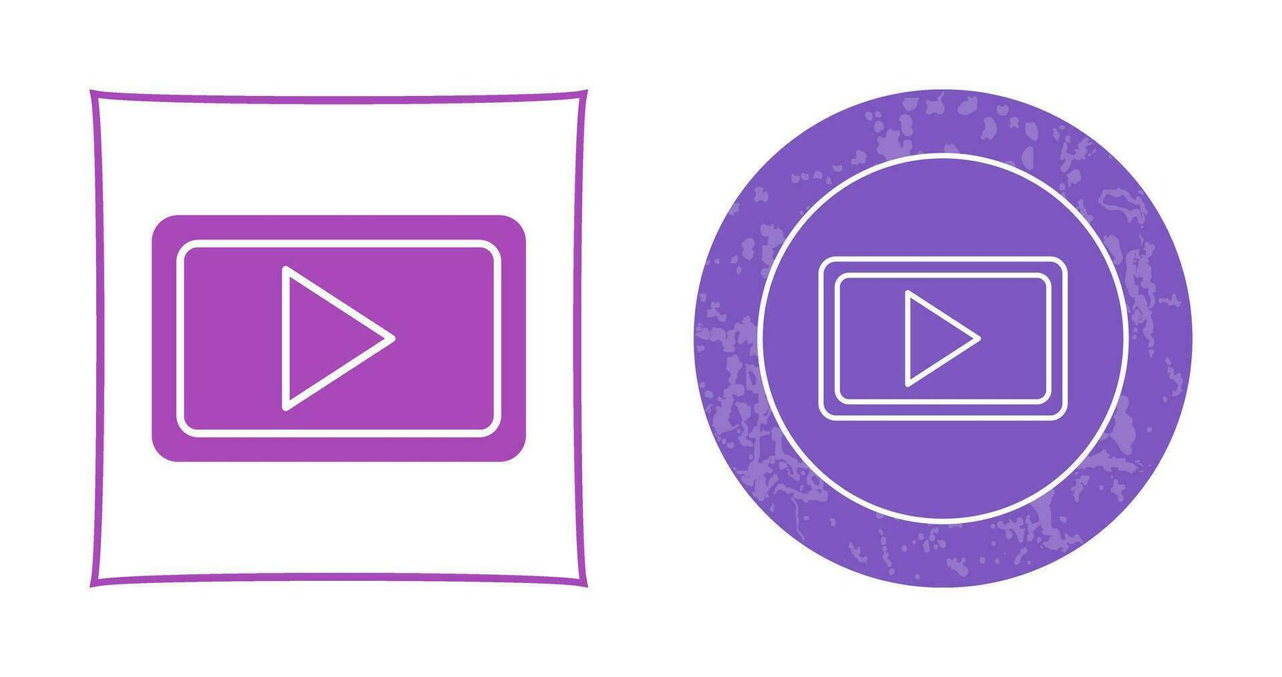 Unique Video Communication Vector Icon