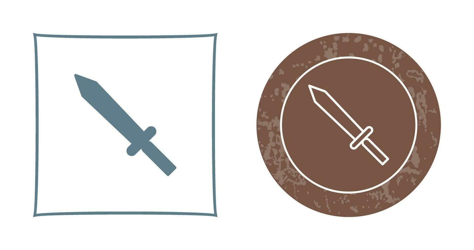 Unique Sword Vector Icon