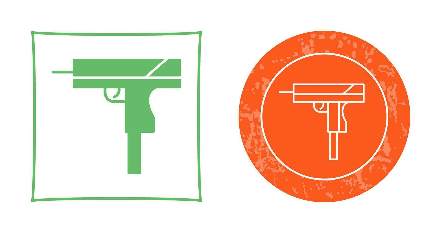 Unique Gun Vector Icon