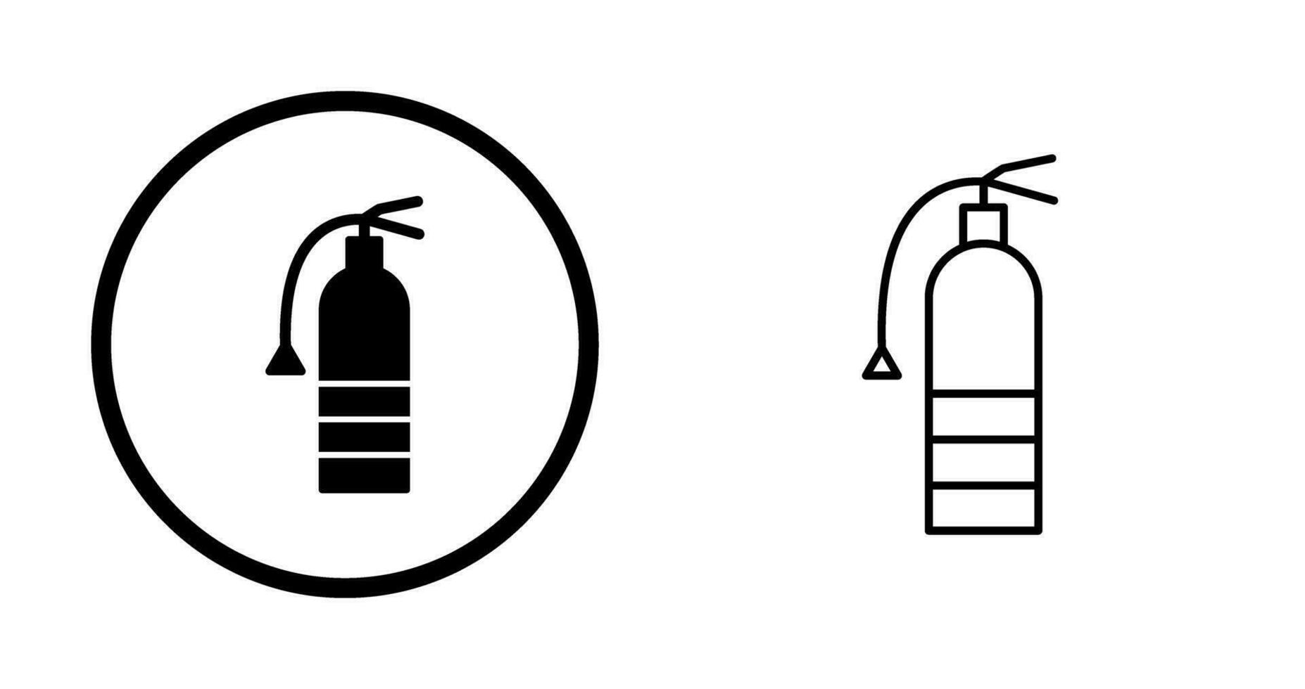 Unique Extinguisher Vector Icon