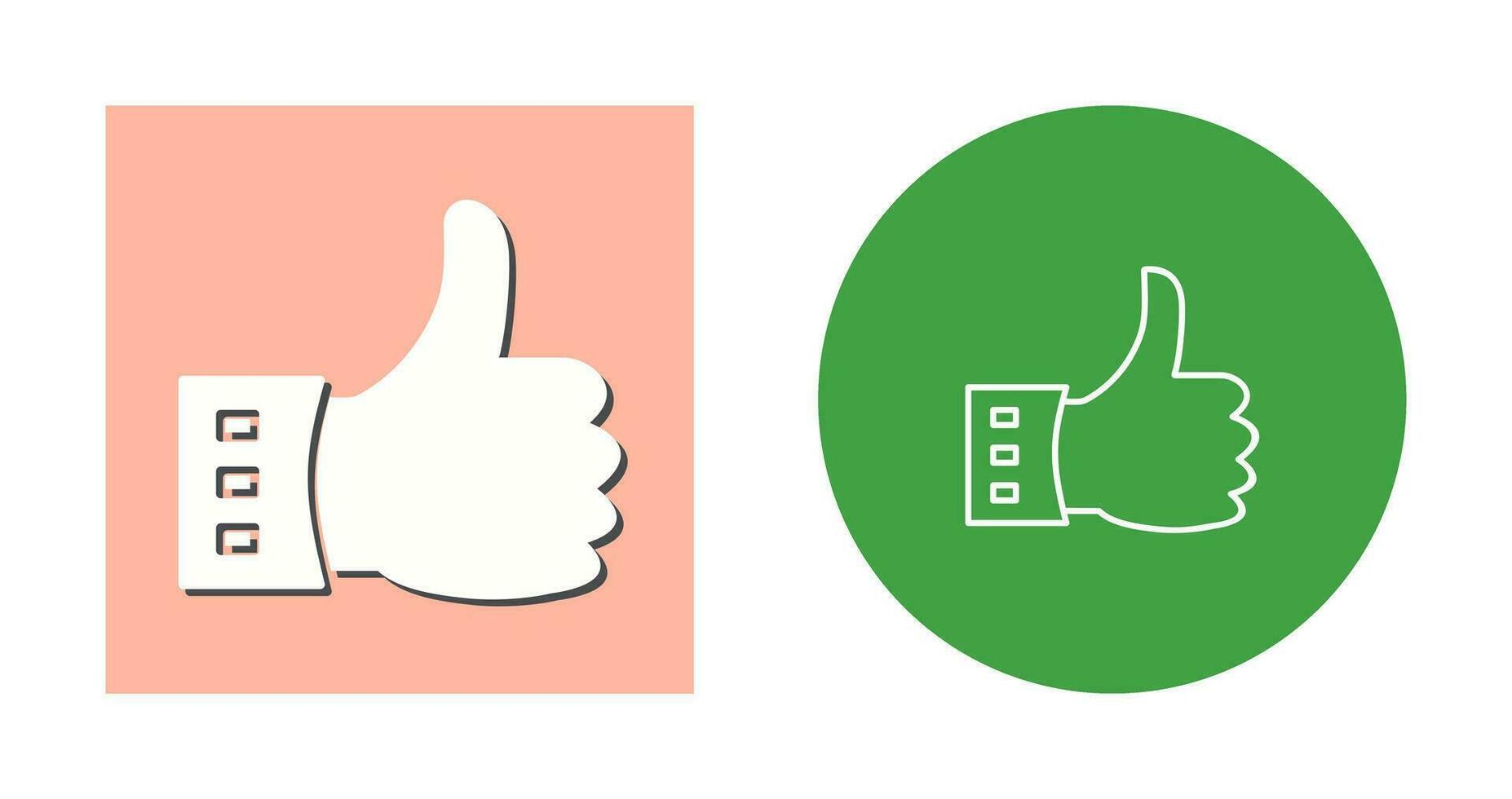 Unique Like Vector Icon
