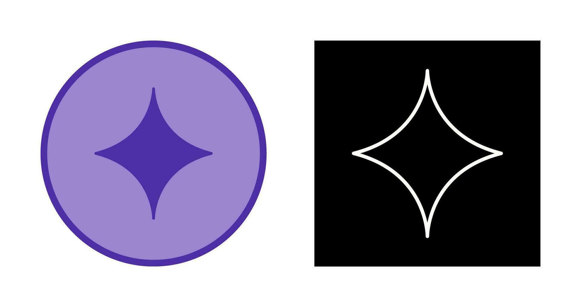 Unique Diamond Vector Icon