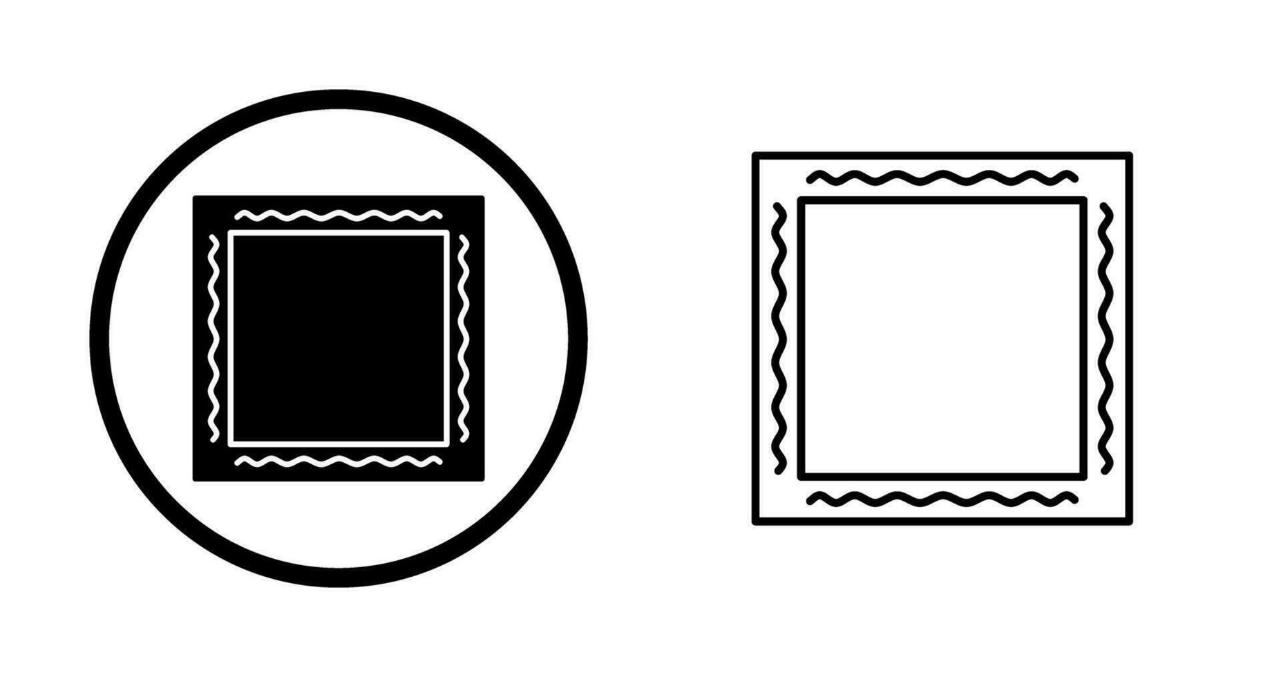 Unique Frame Vector Icon