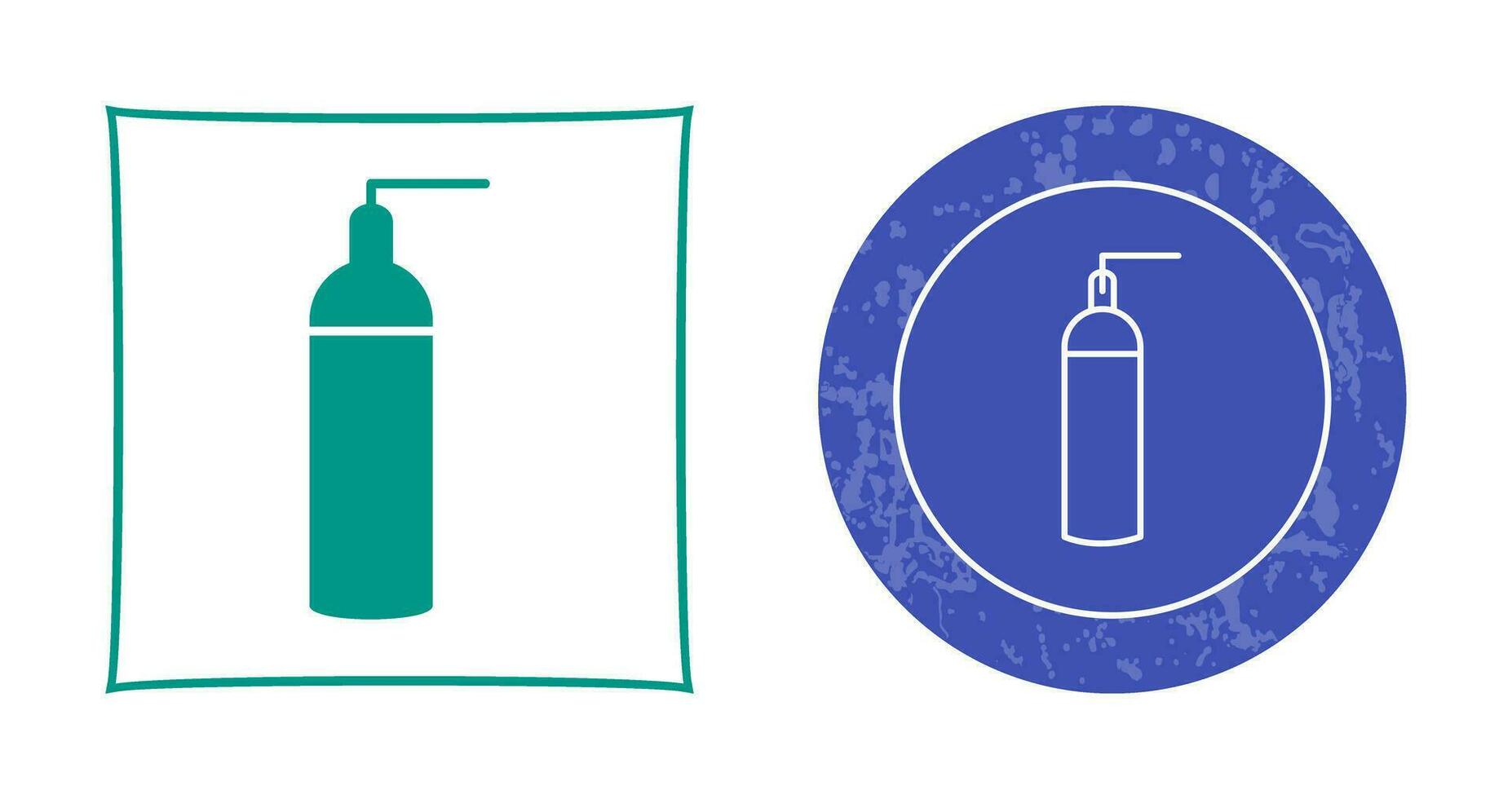 Unique Oxygen Tanks Vector Icon