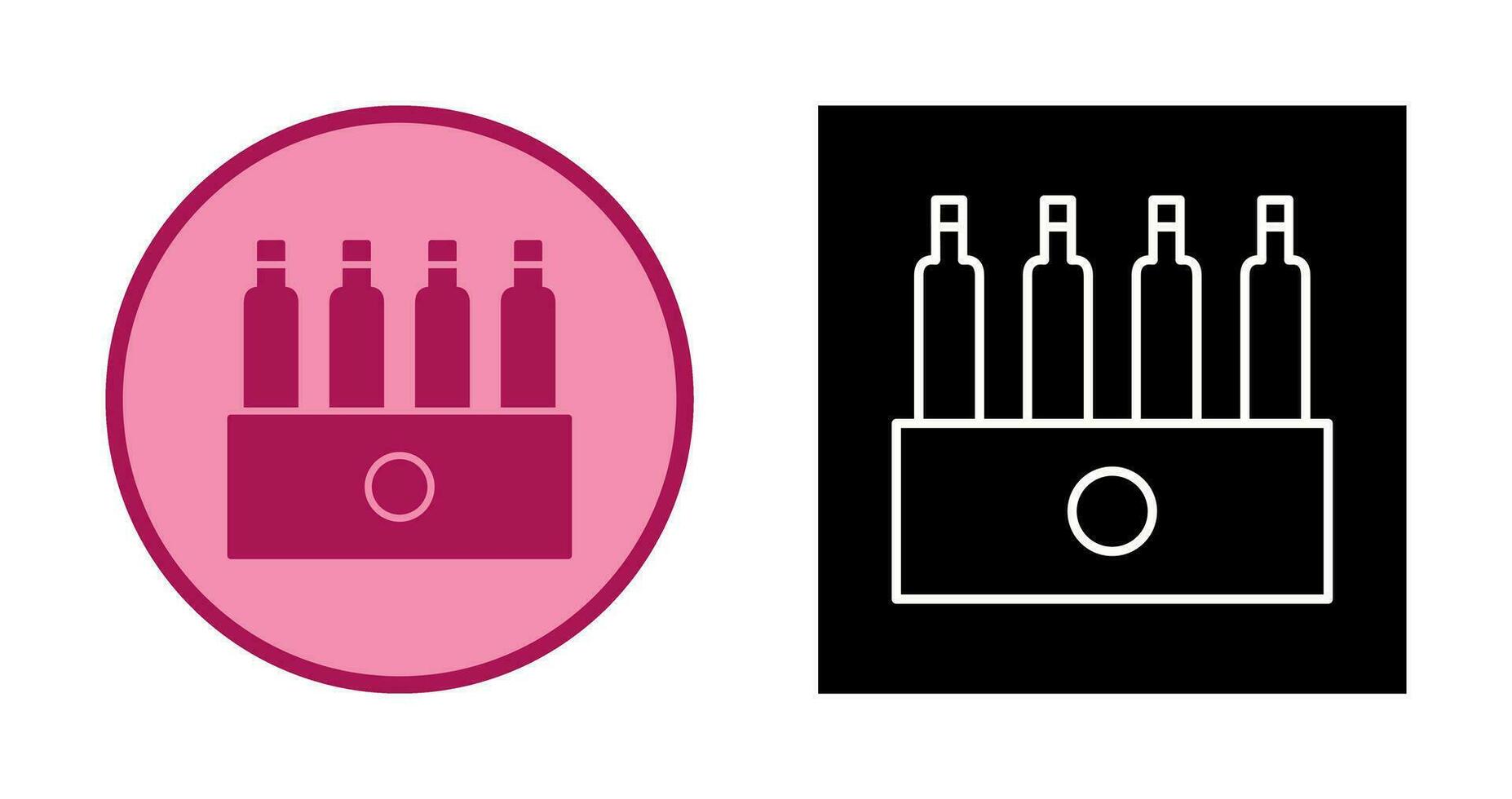 Unique Pack of Beers Vector Icon
