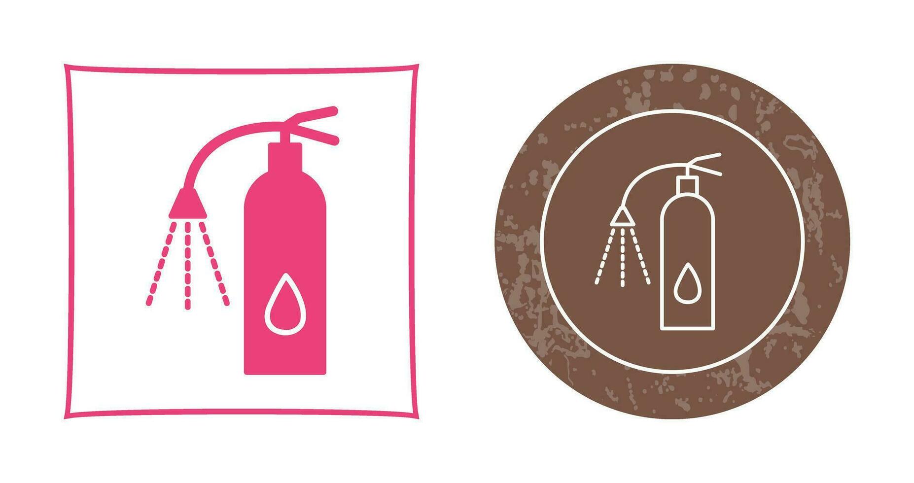 Unique Using Extinguisher Vector Icon