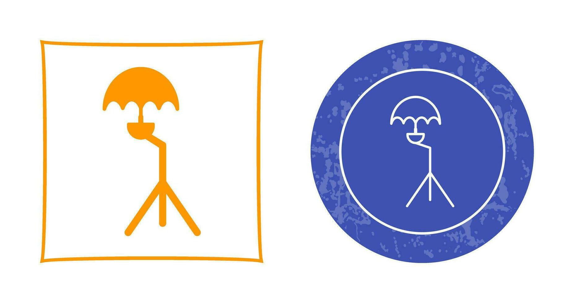 Unique Umbrella Stand Vector Icon