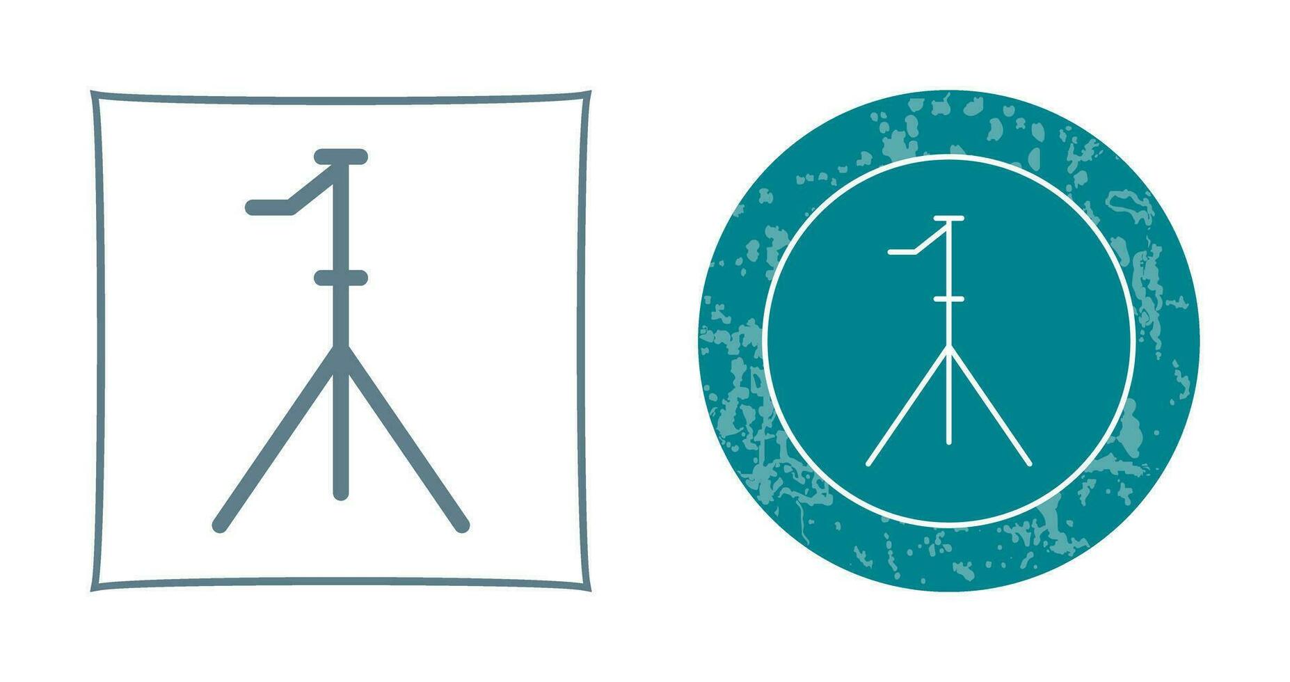 Unique Stand Vector Icon