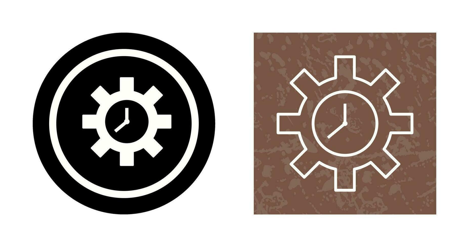 Unique Time Optimization Vector Icon