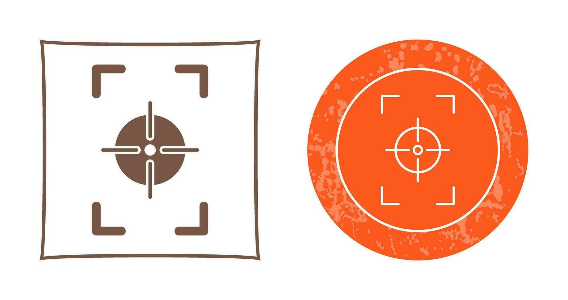 Unique Focus Vertical Vector Icon