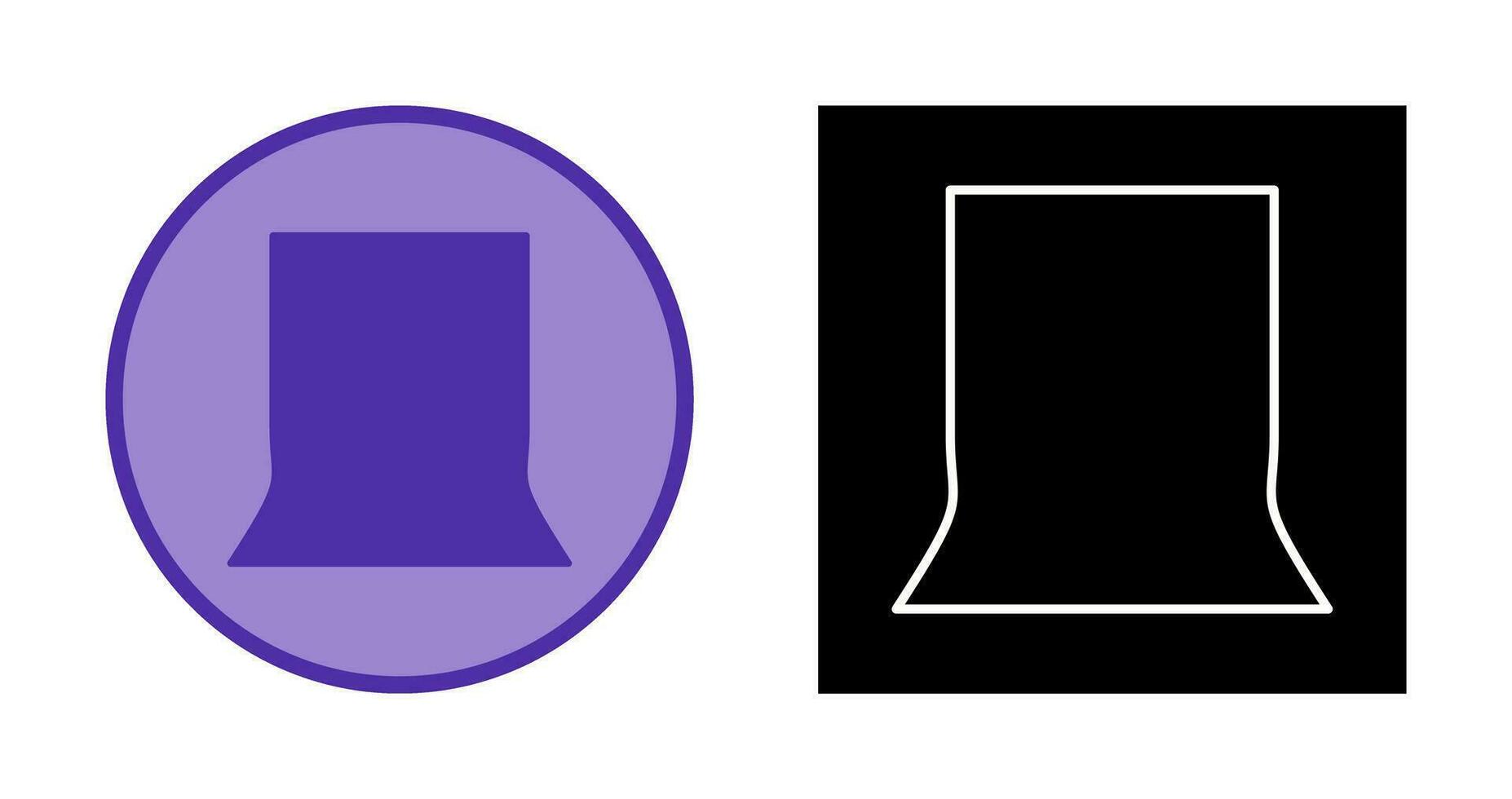 Unique Back Stand Vector Icon