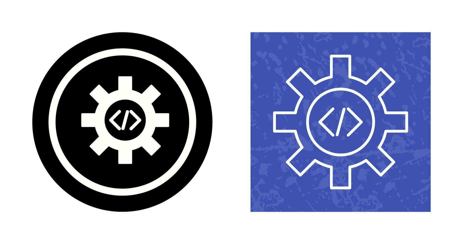 icono de vector de optimización de código único