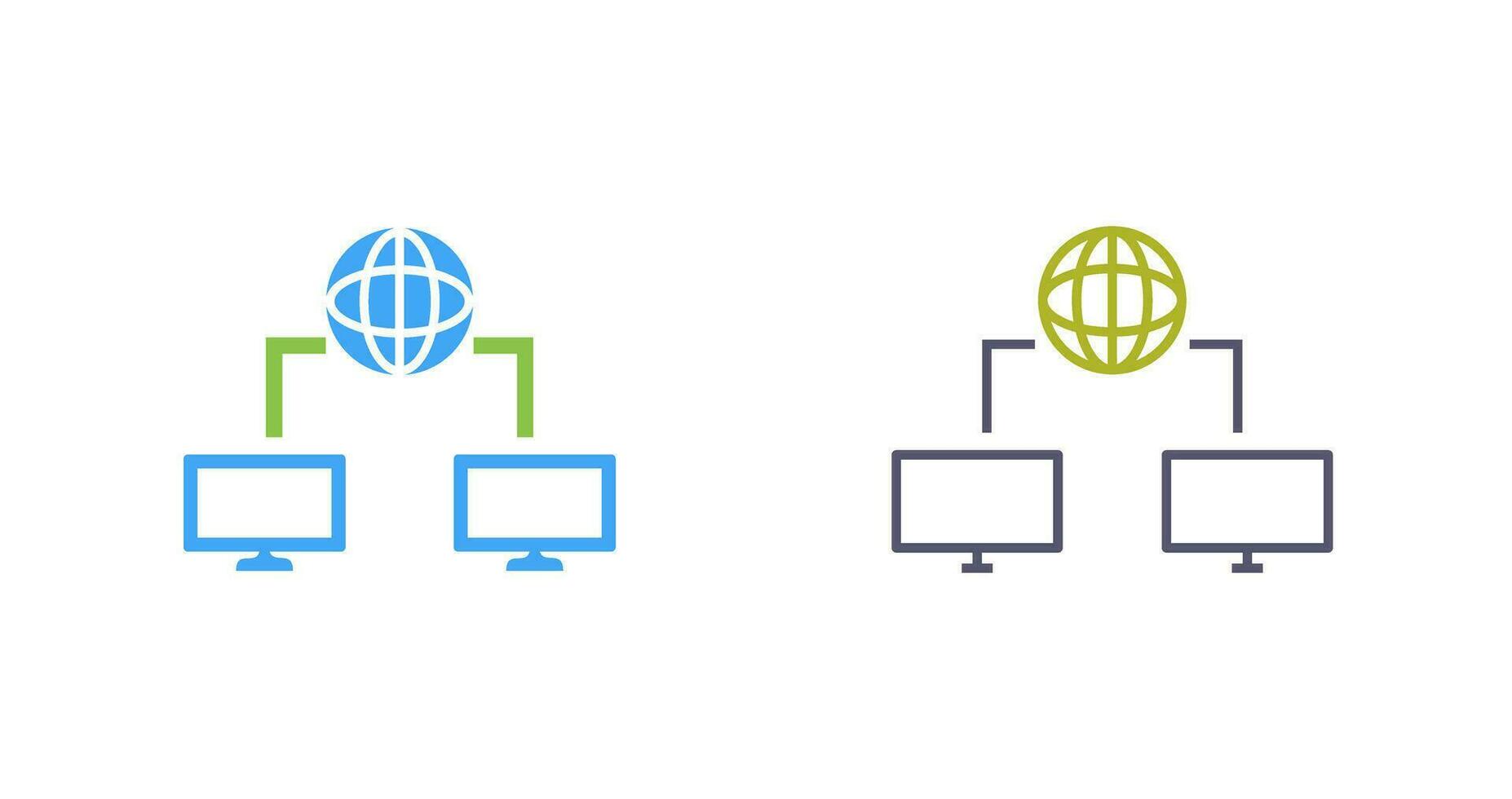 Unique Internet Connectivity Vector Icon