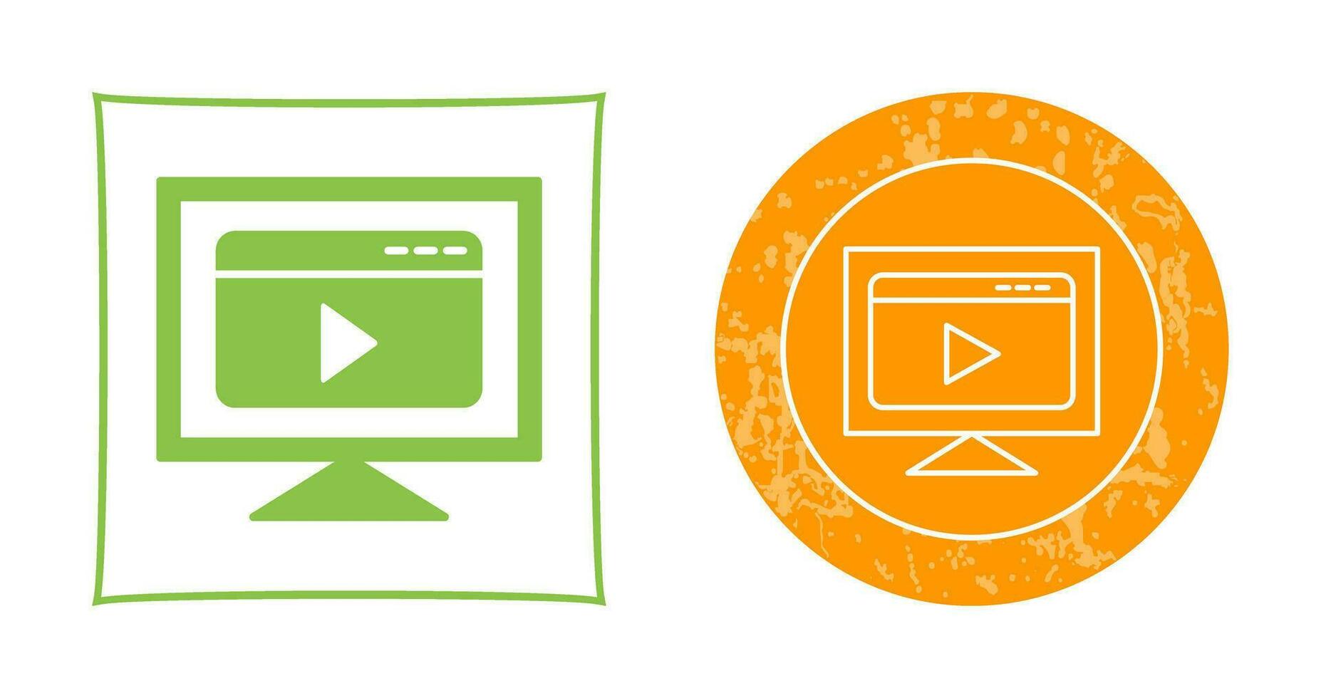 Video Streaming Vector Icon