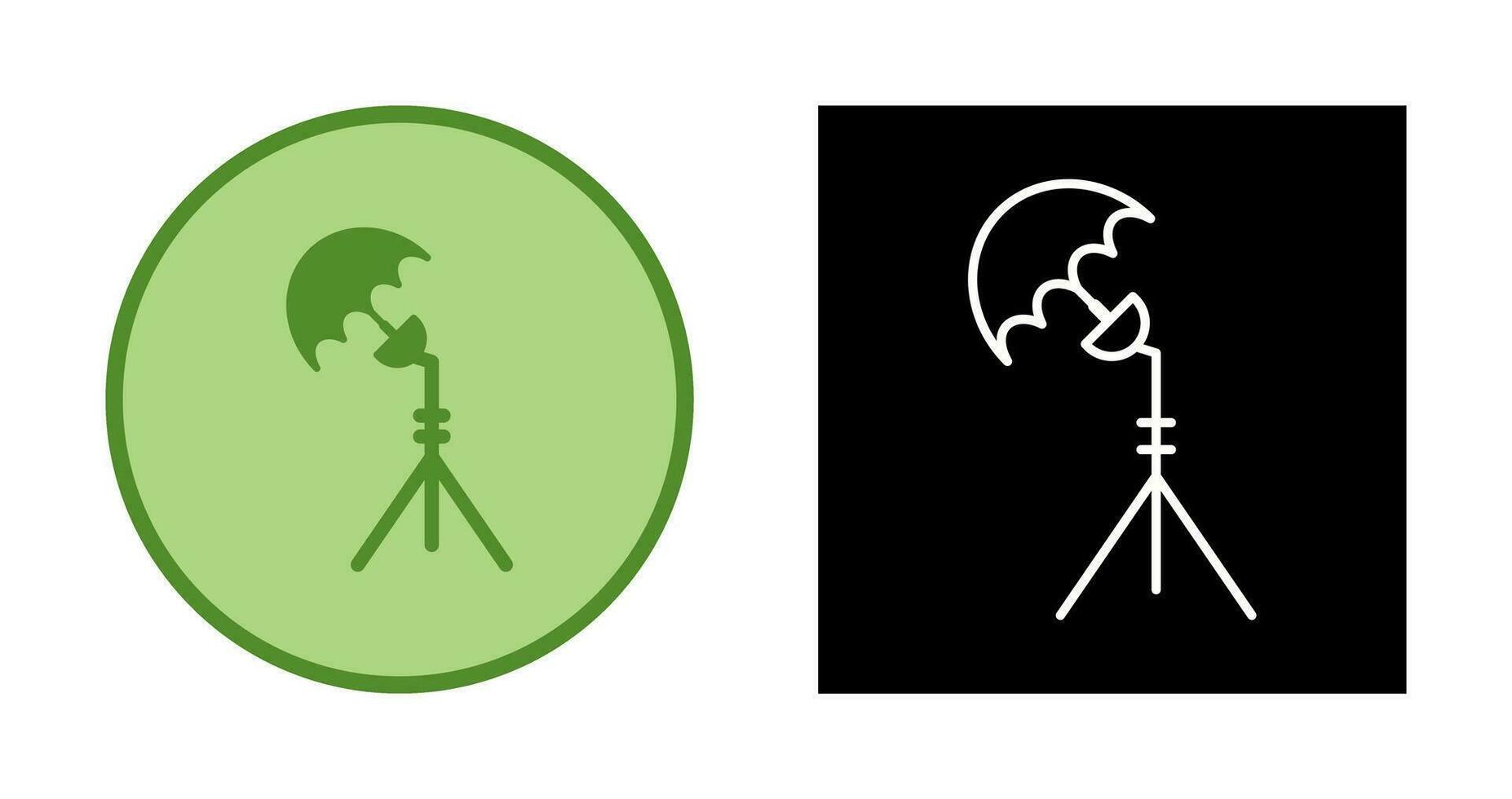 Unique Light Stand Vector Icon
