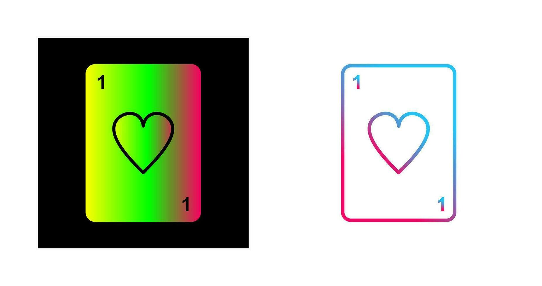 Unique Card Vector Icon