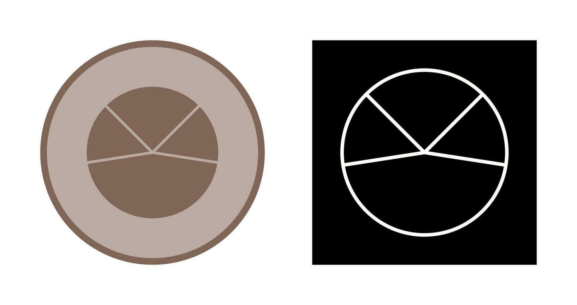 icono de vector de análisis de gráfico circular